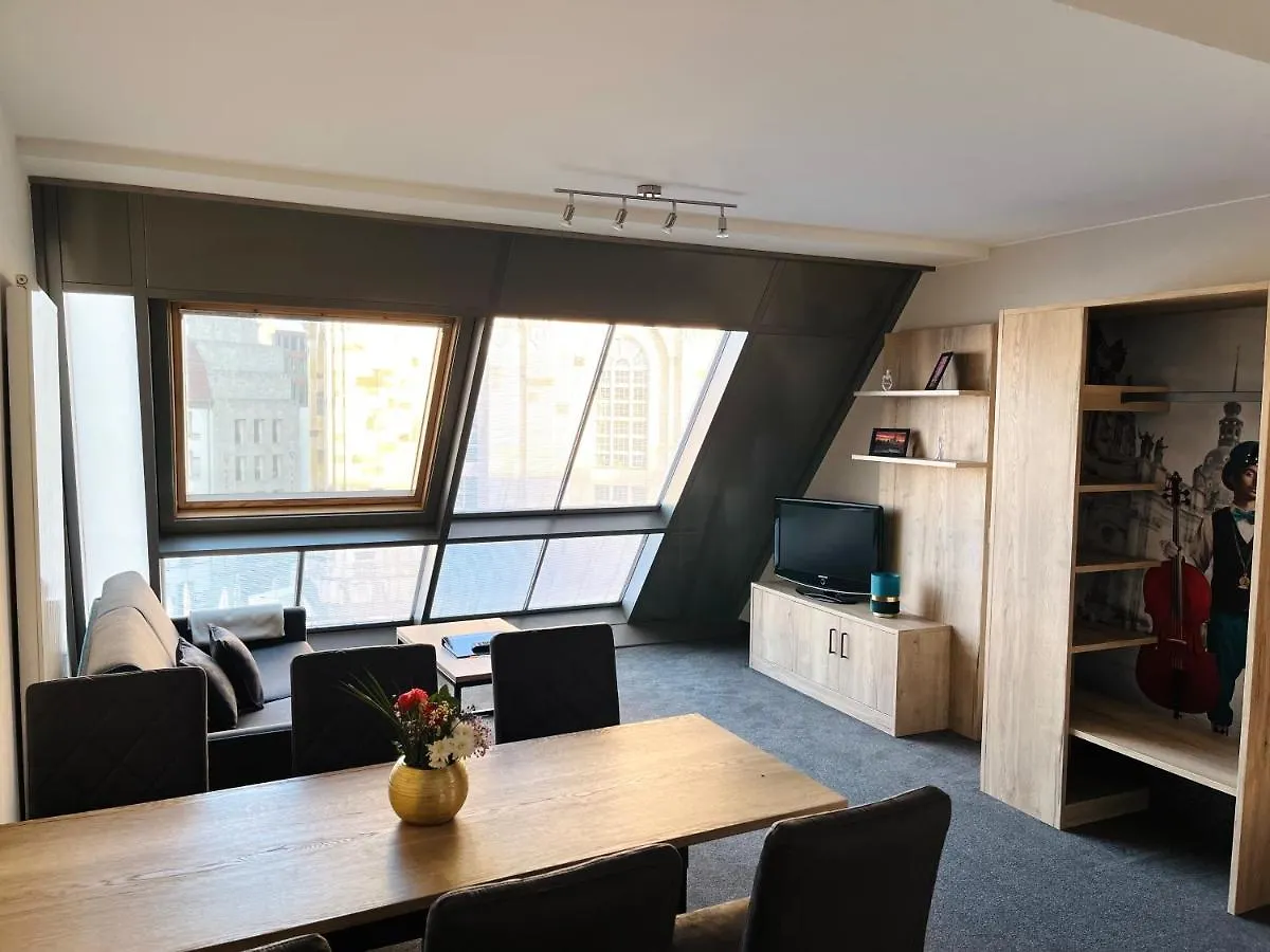 Lägenhet Familienapartment Mit Panoramablick Zur Frauenkirche Dresden Tyskland