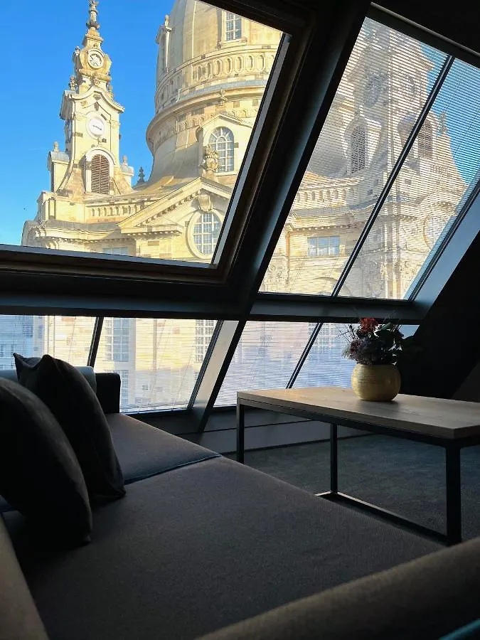 Familienapartment Mit Panoramablick Zur Frauenkirche Dresden Tyskland